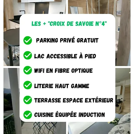 Apartament Sublime Proche Du Avec Parking Prive Viviers-du-Lac
